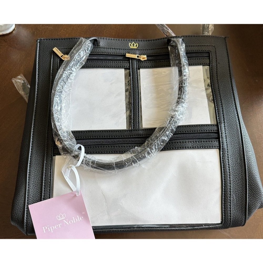 Brand New Piper Noble‎ Presentation Display Bag, Clear Zippered Pockets